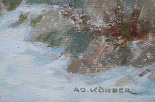 Adolf Körber (1887 - 1967) - Zimní krajina