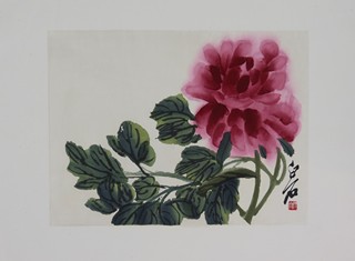 Qi Baishi ( 齊白石 ) (1864 - 1927) - Album maleb starého mistra Bai Shi – 白石老人画册 Peking, Rong Bao Zhai 荣宝斋, říjen 1953 Číslo edice: No. 5104