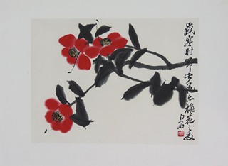 Qi Baishi ( 齊白石 ) (1864 - 1927) - Album maleb starého mistra Bai Shi – 白石老人画册 Peking, Rong Bao Zhai 荣宝斋, říjen 1953 Číslo edice: No. 5104