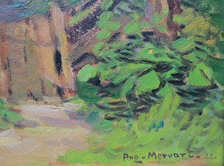 Augustin Mervart (1889 - 1968) - Vesnické stavení
