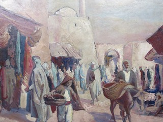 Josef Svoboda (1901 - 1945) - Orientální trh