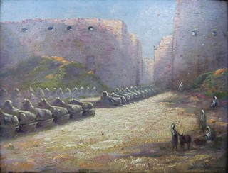 Jaroslav Háša (1890 - 1968) - Chrám Amonův v Karnaku