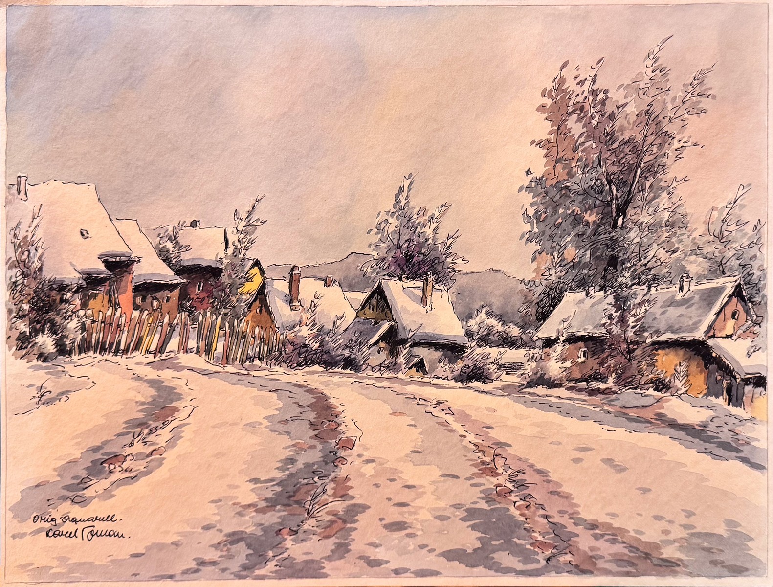 Karel Toman (1877 – 1946) - Cesta do vsi