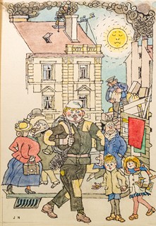 Josef Novák (1902-1987) - Pohádkové ilustrace - diptych