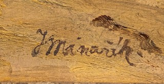 Jan Bedřich Minařík (1862 – 1937) - Rozkvetlý plůtek v podzámčí