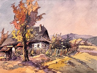 Karel Toman (1877 – 1946) - Chalupa na podzim