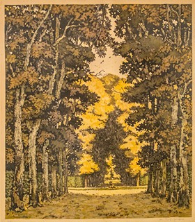 Jaromír Stretti Zamponi (1882 – 1959) - Alej ve Versailles
