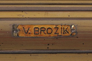 Václav Brožík - Žena v šátku