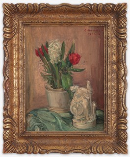 Bohumil Mareček (1884 - 1962) - Zátiší s přadlenou 