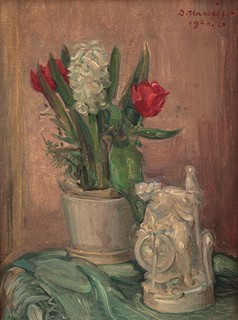 Bohumil Mareček (1884 - 1962) - Zátiší s přadlenou