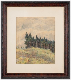 Gustav Porš - Krajina s lesem