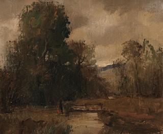 Josef Procházka - Romantická říční krajina