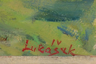 Alois Lukášek - Borovice ve slunci