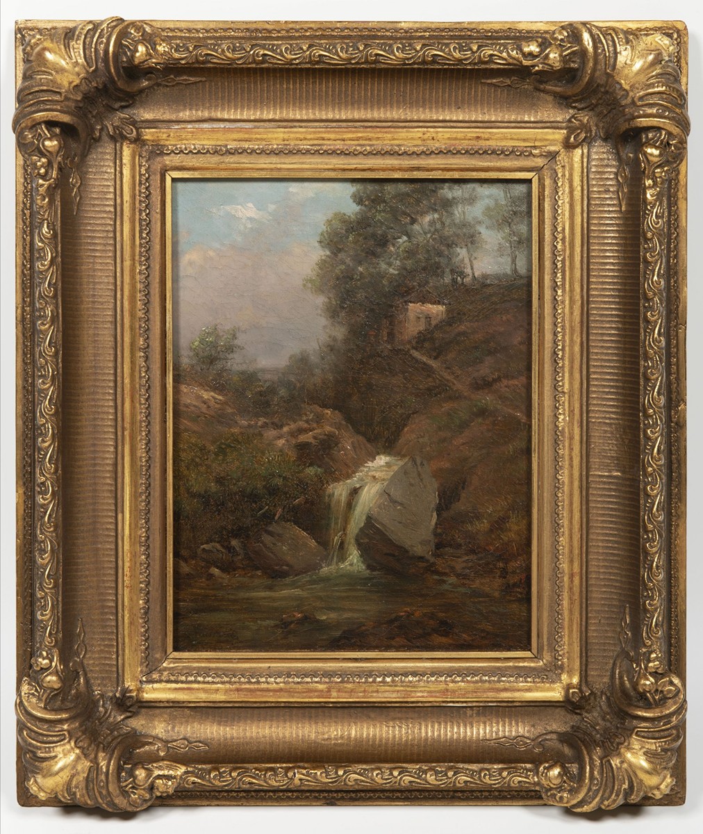 LANDSCAPE WITH A WATERFALL