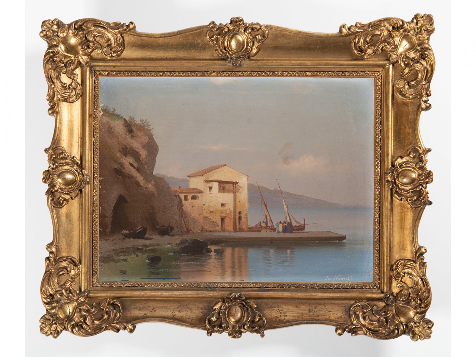 FISHERMAN'S HOUSE ON A SHORE