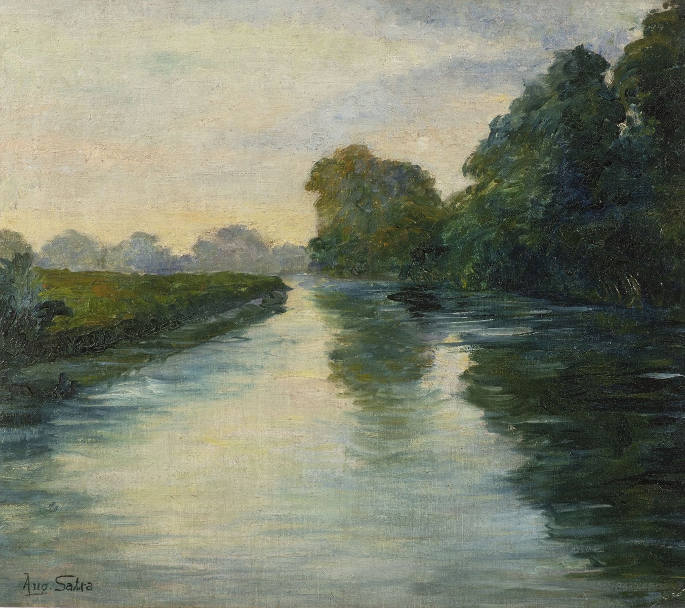 EARLY EVENING BY THE RIVER