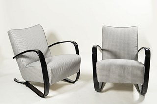 TWO H-269 ARMCHAIRS