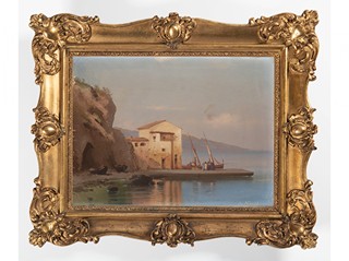 FISHERMAN'S HOUSE ON A SHORE