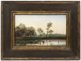 FISHERMAN'S COTTAGE NEAR A POND
