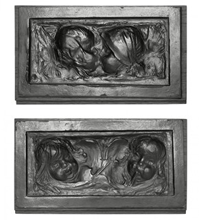 TWO FIGURATIVE RELIEFS