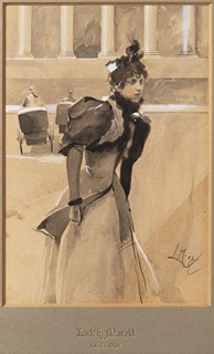 LADY IN A STREET