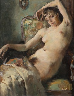 SEATED FEMALE NUDE