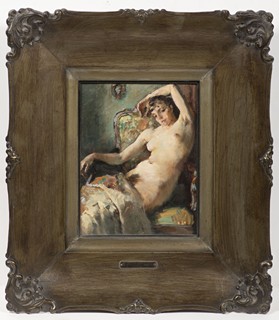 SEATED FEMALE NUDE