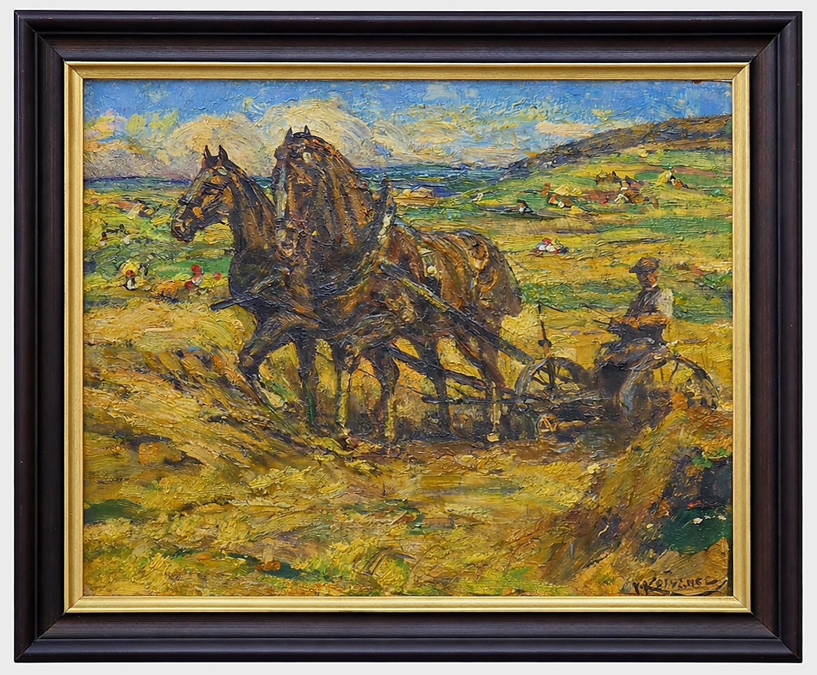 Vlastimil Košvanec (1887 - 1961) - Oráč