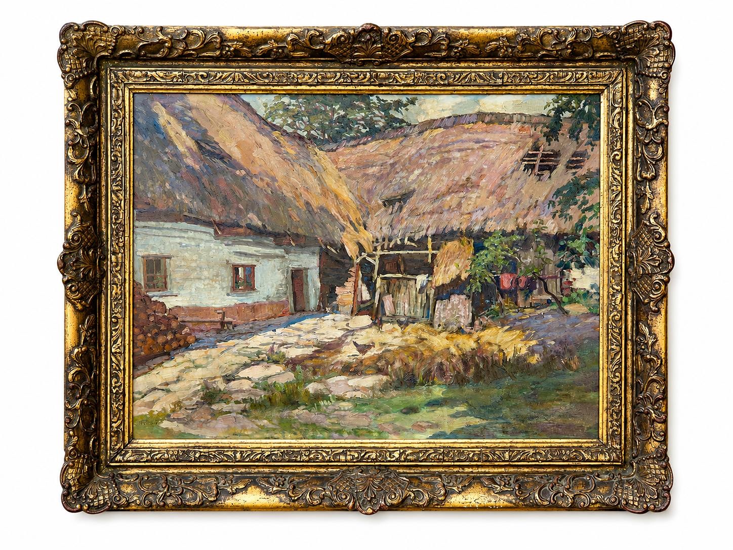 Gustav Porš (1888 - 1955) - Vesnický dvůr