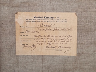 Vlastimil Košvanec (1887 - 1961) - Cikáni - monumentální dílo
