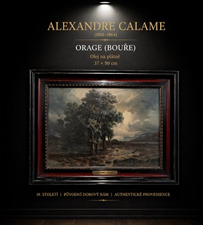 Alexandre Calame (1810 - 1864) - Orage (Bouře)