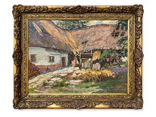 Gustav Porš (1888 - 1955) - Vesnický dvůr