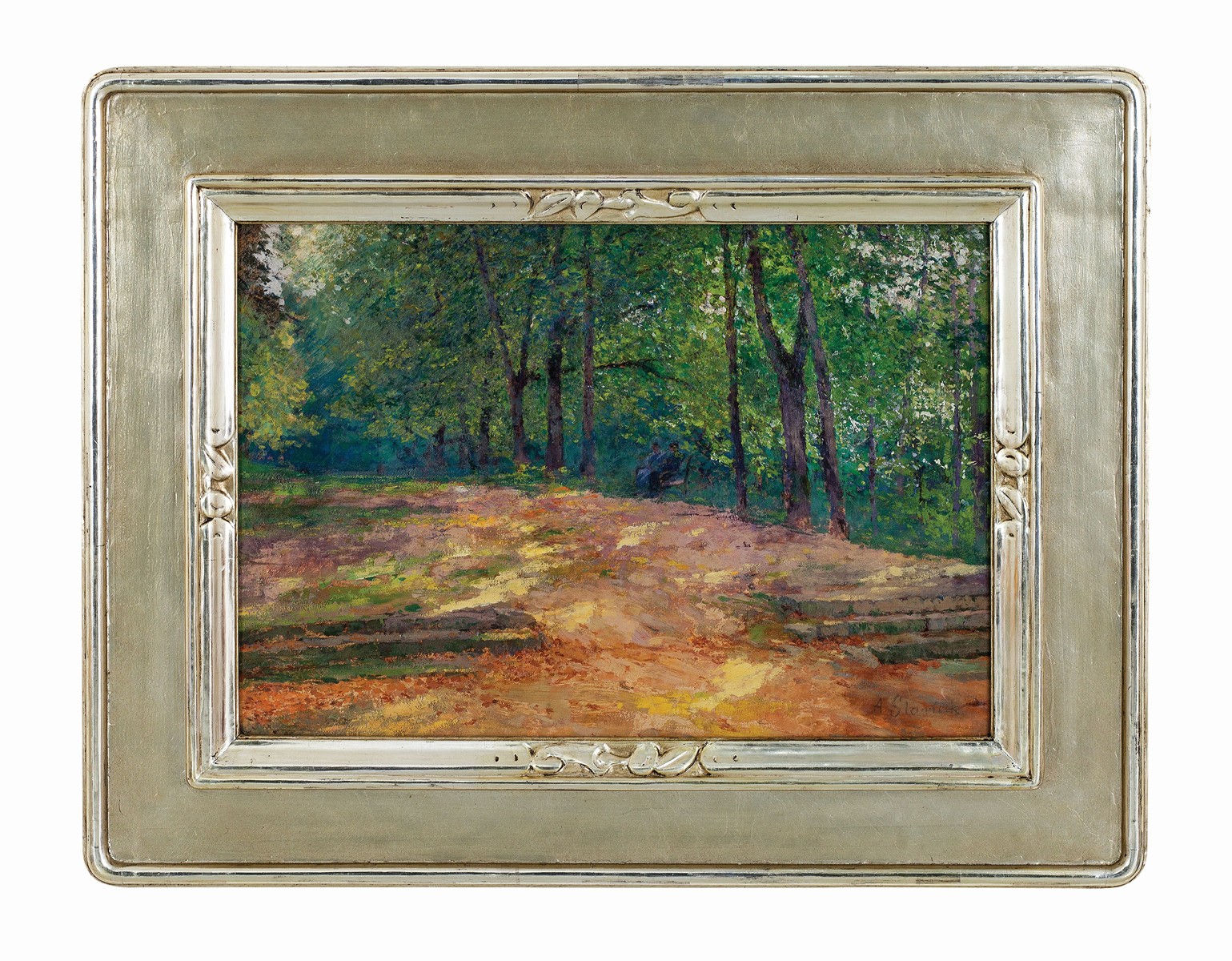Antonín Slavíček (1870 - 1910) - Alej v Luhačovicích