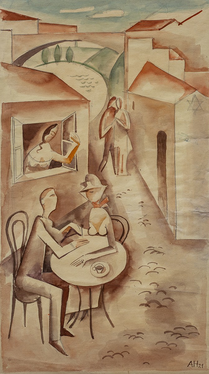 Adolf Hoffmeister (1902 - 1973) - Zahradní kavárna