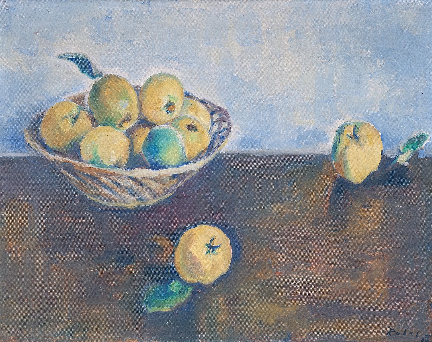 Václav Rabas (1885 - 1954) - Zátiší s jablky
