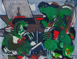 Jan Smetana (1918 - 1998) - Vegetace města