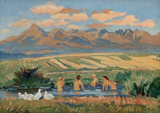 Jan Hála (1890 - 1959) - Kúpanie