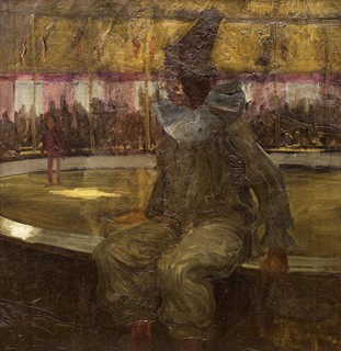 Karel Myslbek (1874 - 1915) - Pierot v manéži