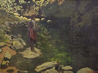 Jaroslav Panuška (1872 - 1958) - Děvče u vody