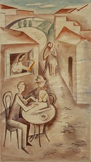 Adolf Hoffmeister (1902 - 1973) - Zahradní kavárna