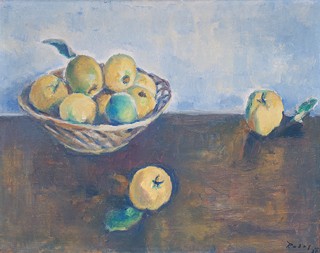 Václav Rabas (1885 - 1954) - Zátiší s jablky
