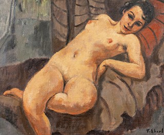František Zdeněk Eberl (1887 - 1962) - Le modèle nu