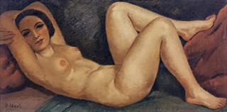 František Zdeněk Eberl (1887 - 1962) - La fille allongée