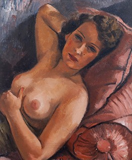 František Zdeněk Eberl (1887 - 1962) - Nu de fille