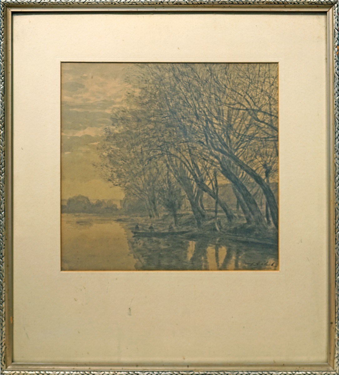 Josef Holub (1870 - 1957) - Slepé rameno Vltavy