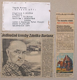 Zdeněk Burian (1905 - 1981) - Mořská sůl - Ilustrace do časopisu Vpřed Pionýr 1950
