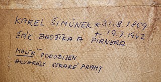 Karel Šimůnek (1869 - 1942) - Dívka ve žlutém