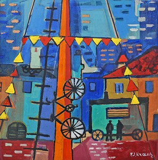 František Josef Kraus (1904 - 1976) - Před cirkusem
