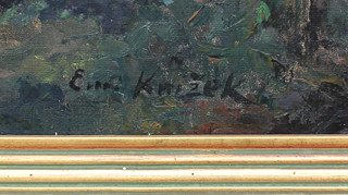 Emanuel Knížek (1889-1959) - Pohled na Pražský hrad