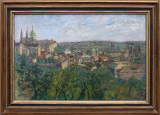 Jan Slavíček (1900-1970) - Pohled na Prahu